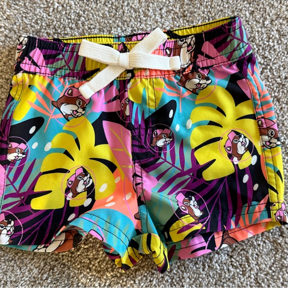 New Buc-ee’s Swim Trunks 3-6 months